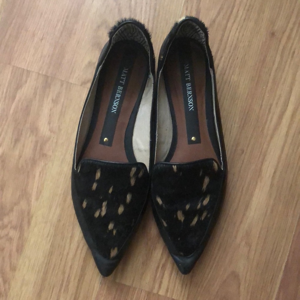 Matt Bernson Calf Hair Two-Tone Flats